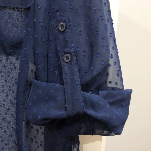 Button up see-through blouse - Picture 2 of 2